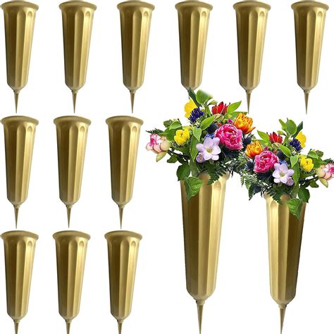 metal flower box stand cemetery|Amazon.com: Cemetery Flower Holders.